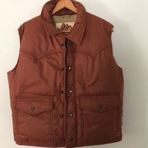 Vintage Natural High Down Vest size Medium